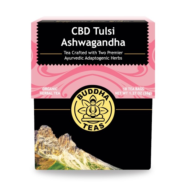 Buddha Teas CBD Tulsi Ashwagandha - 18 TB