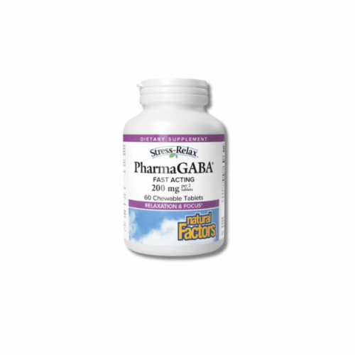Natural Factors Pharma GABA 100 mg - 60 Chewable TABS