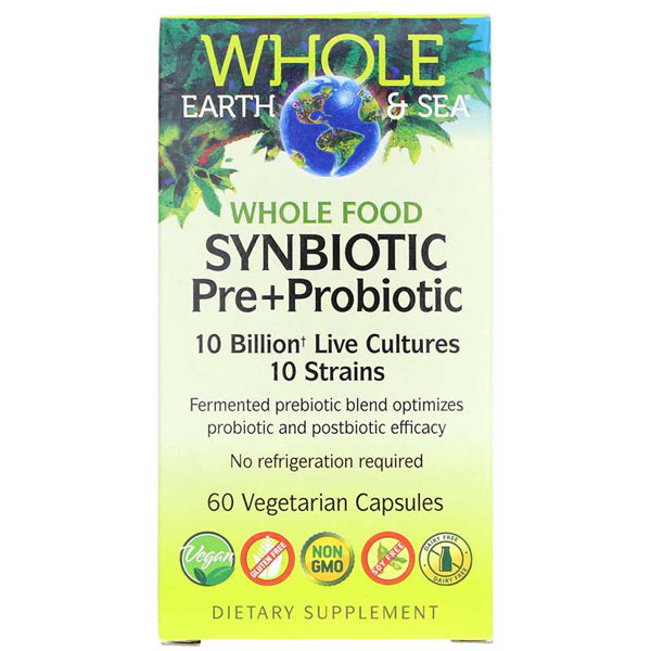 Whole Earth & Sea Synbiotic Pre+Probiotic - 60 VC