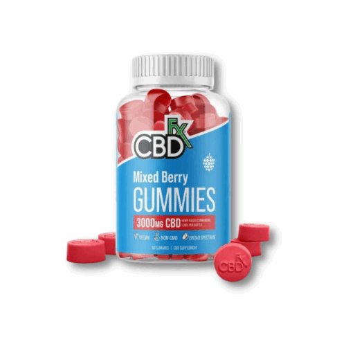 CBDFX Mixed Berry Gummies 3000mg CBD - 60 Gummies
