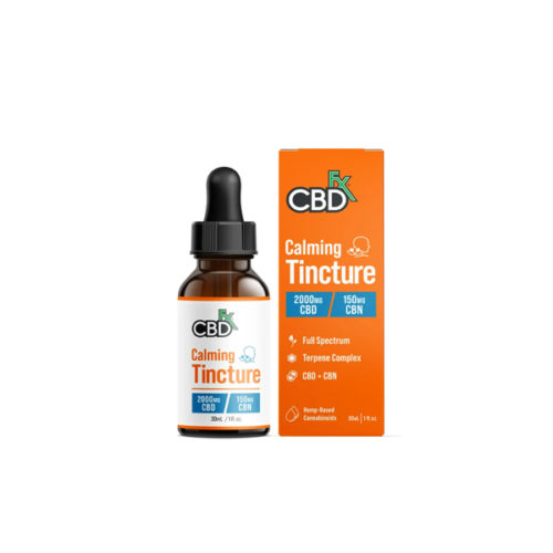 CBDFX Calming Tincture - 2000 mg CBD, 150 mg CBN - 1 fl oz