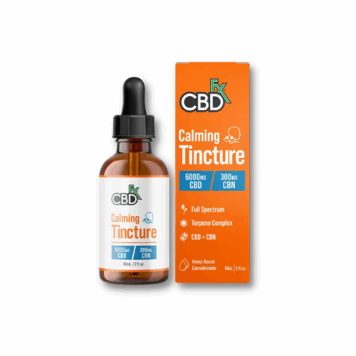 CBDFX Calming Tincture - 6000 mg CBD, 300 mg CBN - 2 fl oz