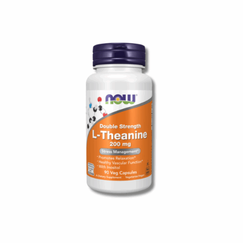 Now Double Strength L-Theanine 200 mg - 90 vcaps