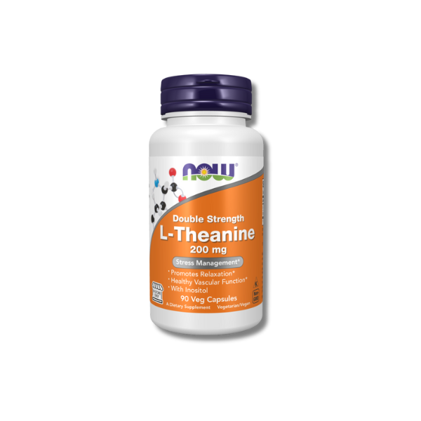 Now Double Strength L-Theanine 200 mg - 90 vcaps