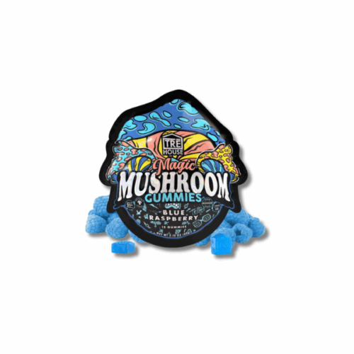 Trehouse Magic Mushroom Gummies Blue Raspberry - 15 Gummies
