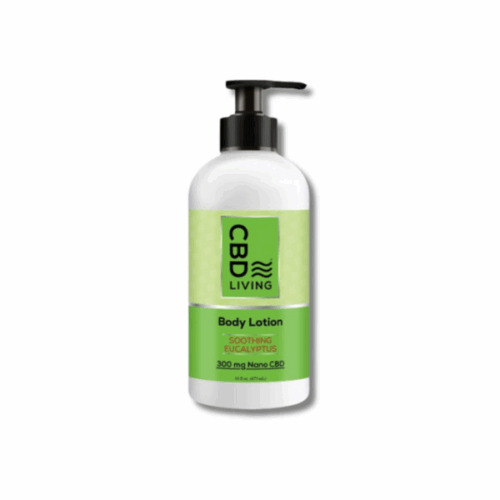 CBD Living Eucalyptus Body Lotion 300 mg  Nano CBD - 16 fl oz