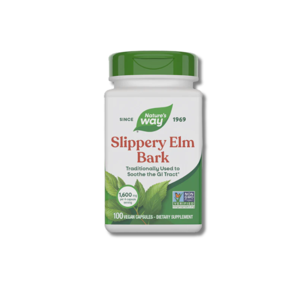 Nature's Way Slippery Elm Bark - 100vcaps