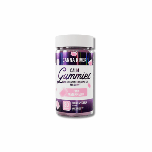 Canna River Calm Gummies Pink Watermelon - 30 ct