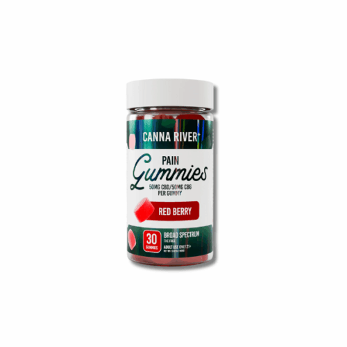 Canna River Pain Gummies Red Berry - 30 ct