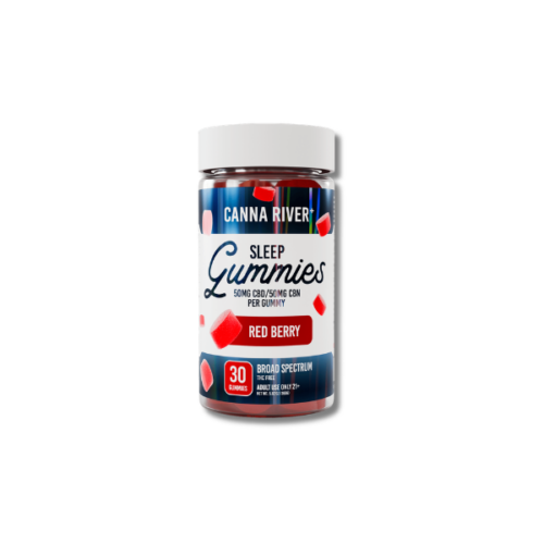 Canna River Sleep Gummies Red Berry - 30 ct