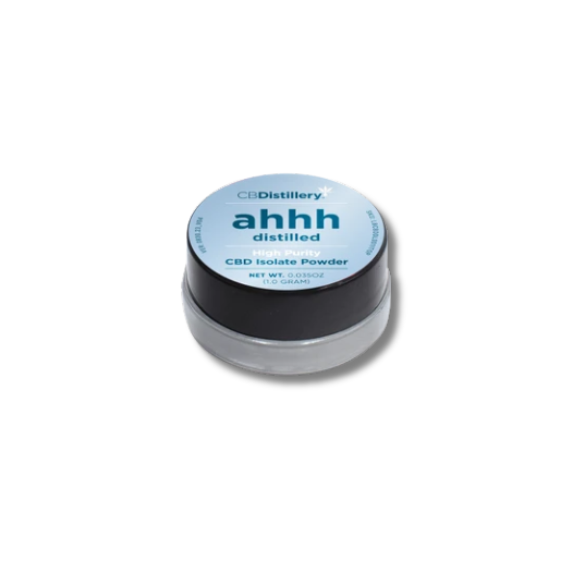CBDistillery ahhh Distilled High Purity CBD Isolate Powder 1 gr