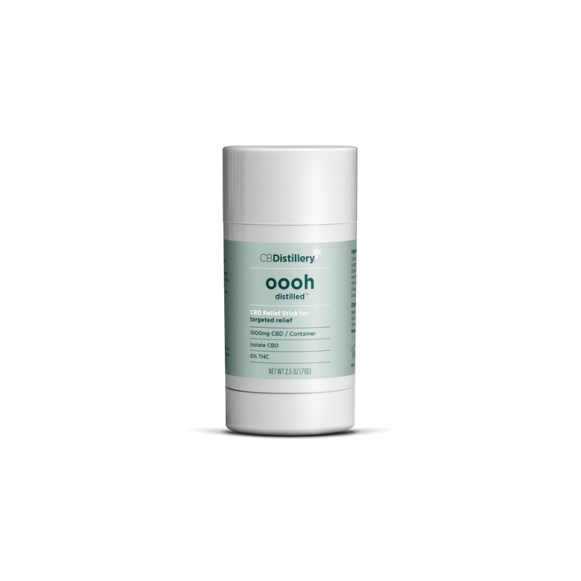 CBDistillery oooh distilled CBD Relief stick 1000mg/container 2 5 oz