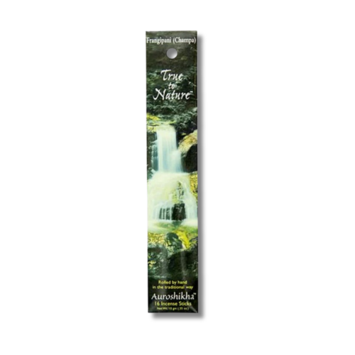 Auroshikha True to Nature Fragipani Incense 16 Sticks